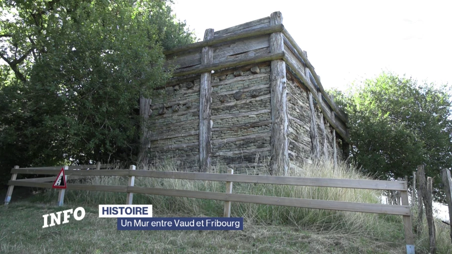 Mur, village coupé en deux entre Vaud et Fribourg