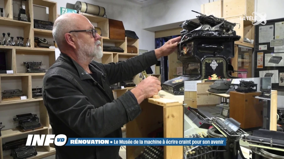 Le Musée suisse de la machine à écrire menacé par des travaux à Lausanne