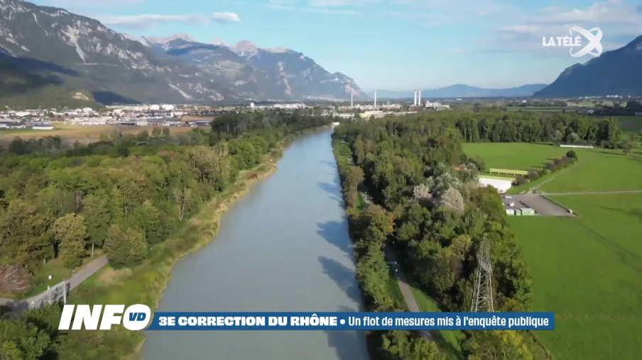 La 3e correction des eaux du Rhône mise à l'enquête publique