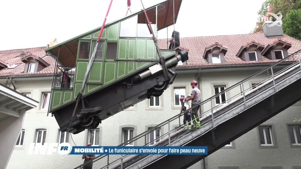 Le funiculaire de Fribourg s’envole pour une rénovation complète