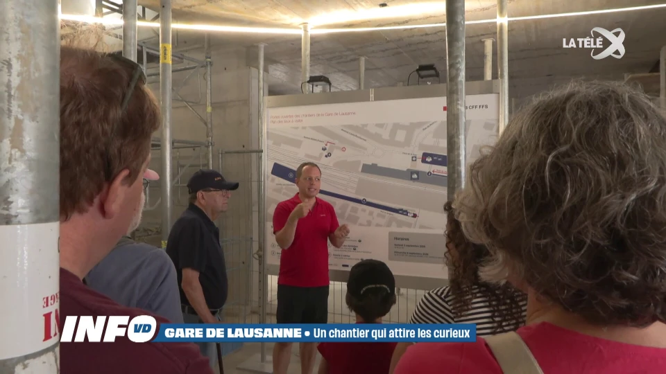 5000 personnes ont découvert les entrailles de la gare de Lausanne